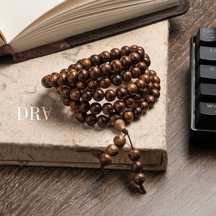 Chuỗi Vòng Tay Trầm Hương Tốc 108 hạt, Bình An, Loại 8mm Dành Cho Nam Nữ | BigBuy360 - bigbuy360.vn