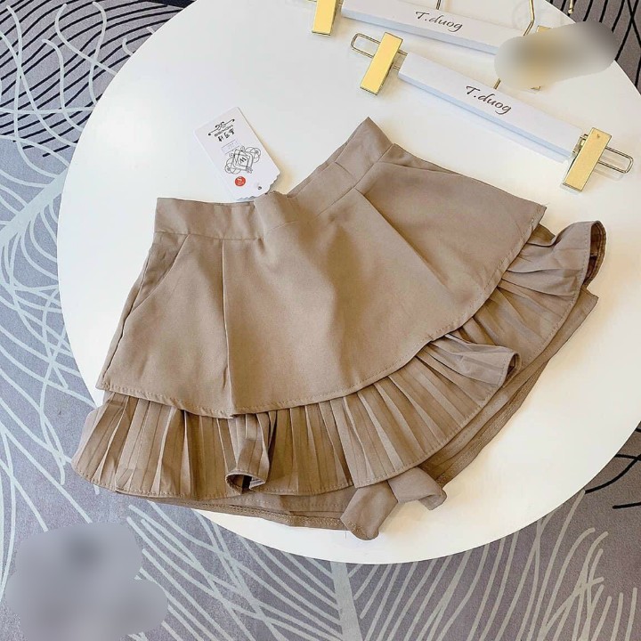 [ Mã FADIRECT20 giảm 20K đơn 150K] Chân váy ngắn 2 tầng xếp ly hàng cao cấp nhất | BigBuy360 - bigbuy360.vn