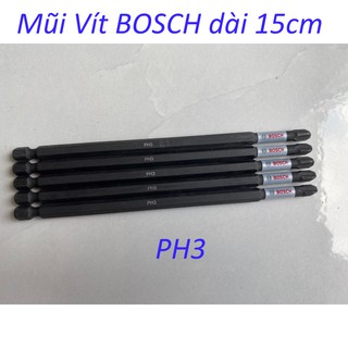 mũi vít BOSCH PH3 15CM 1 đầu
