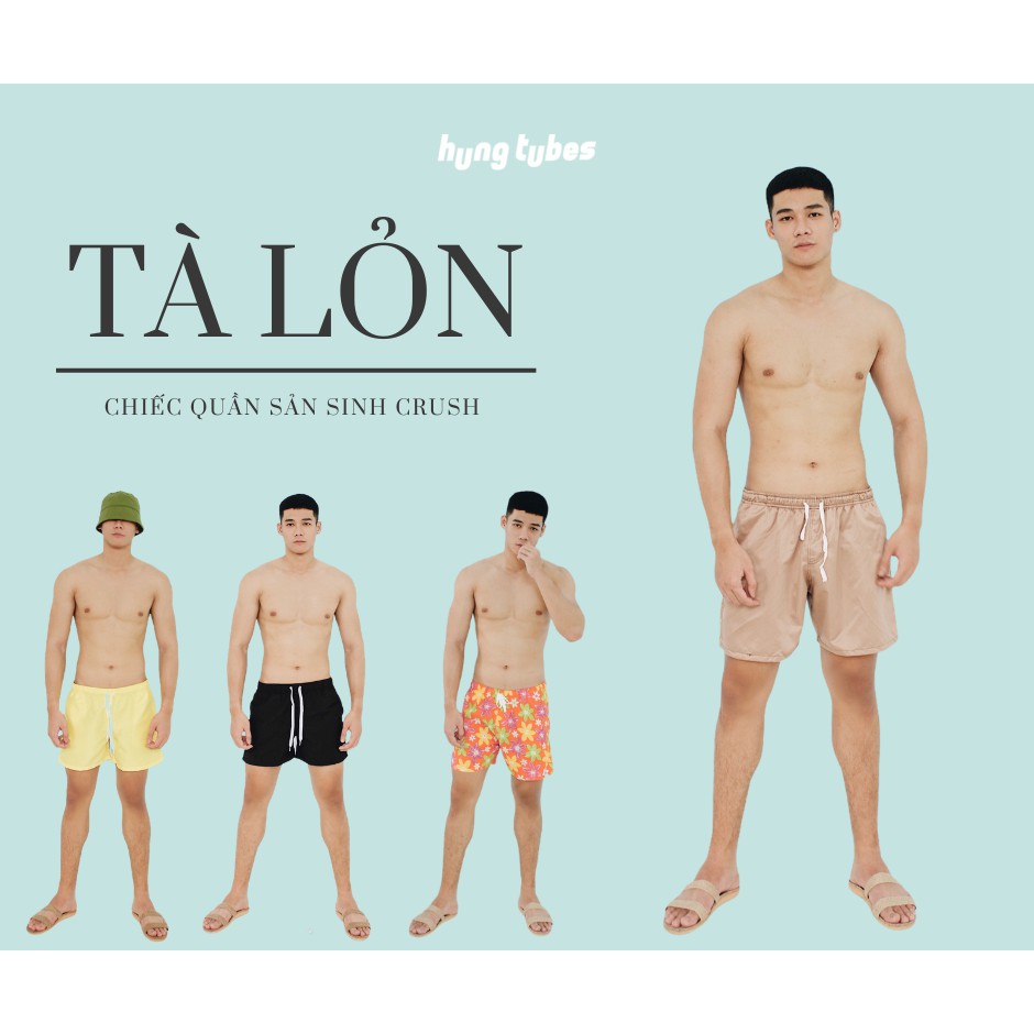 Quần tà lỏn, quần ngắn đủ màu sắc chất liệu cotton mix kate lưng thun Hàng Gia Công Hung Tubes