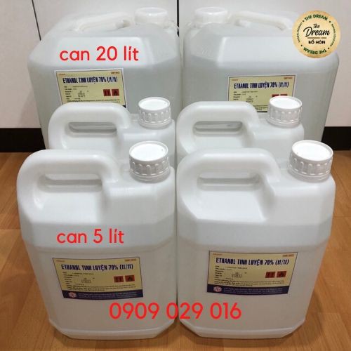 Cồn sát khuẩn ETHANOL 70% 5L - Công ty Dược Phẩm OPC