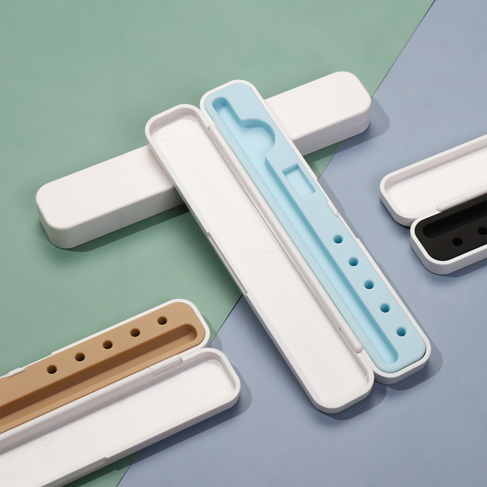 Hộp Đựng Bút Cảm Ứng Bằng Silicon Chống Sốc Nhiều Màu Tiện Dụng Mang Theo Du Lịch / Văn Phòng