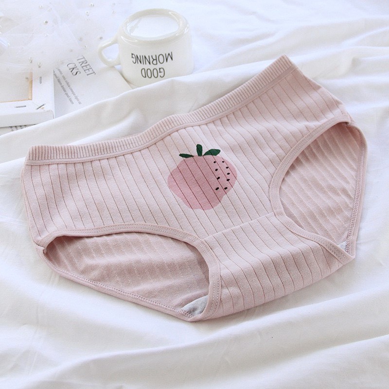 Quần Lót Cotton Co Dãn 4 Chiều Quả Dâu CuTe  giá rẻ tốt