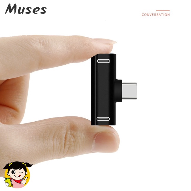 Muse07 Jack phân chia kết nối tai nghe sạc pin Type C USB-C chuyên dụng cho Xiaomi 6