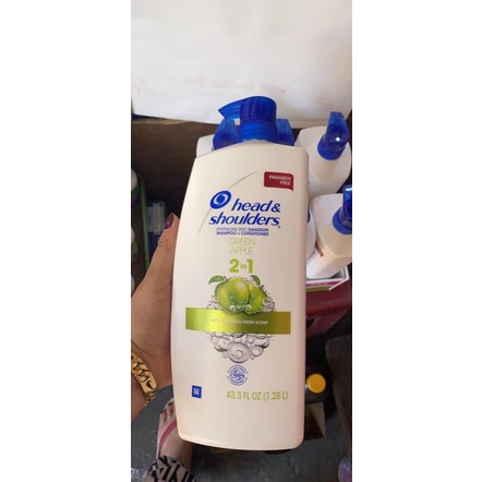 Dầu gội và xả Head &amp; Shoulders Green Apple 1.28lit- mỹ