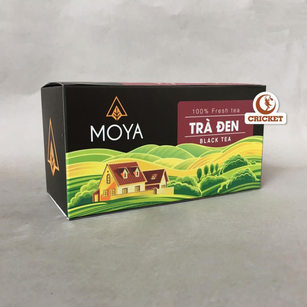 Trà đen túi lọc Moya Hộp 50g (25 túi x 2g) dùng cho gia đình, nguyên liệu pha chế trà sữa