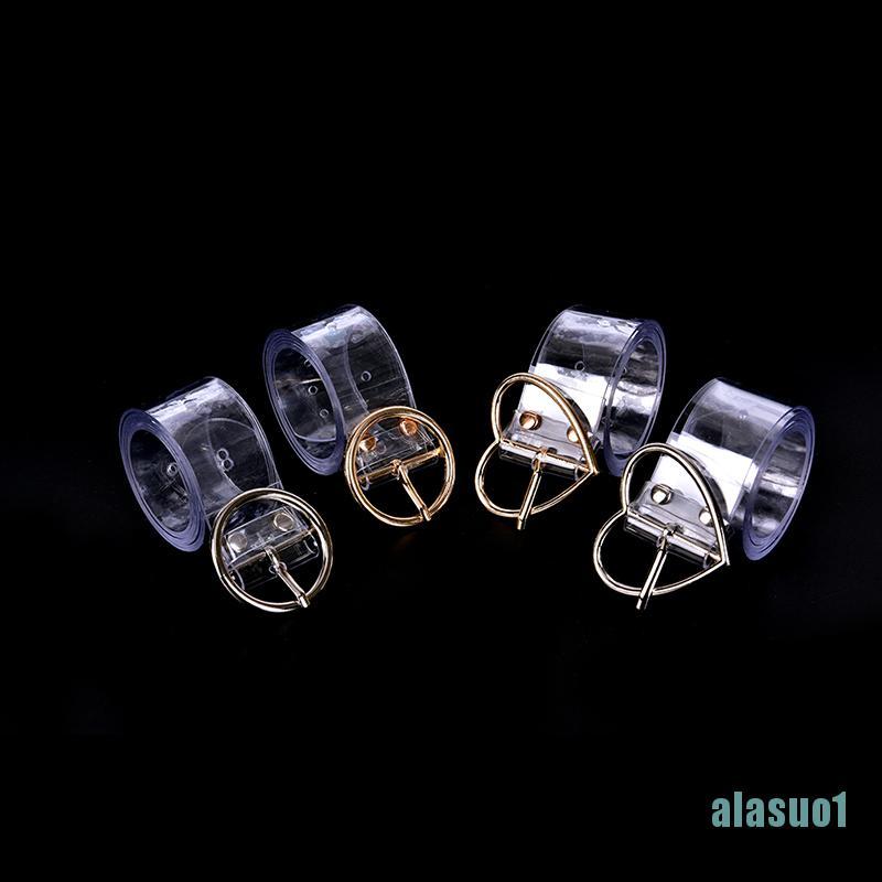 Thắt Lưng Trong Suốt Khóa Trái Tim Thời Trang Cho Nữ