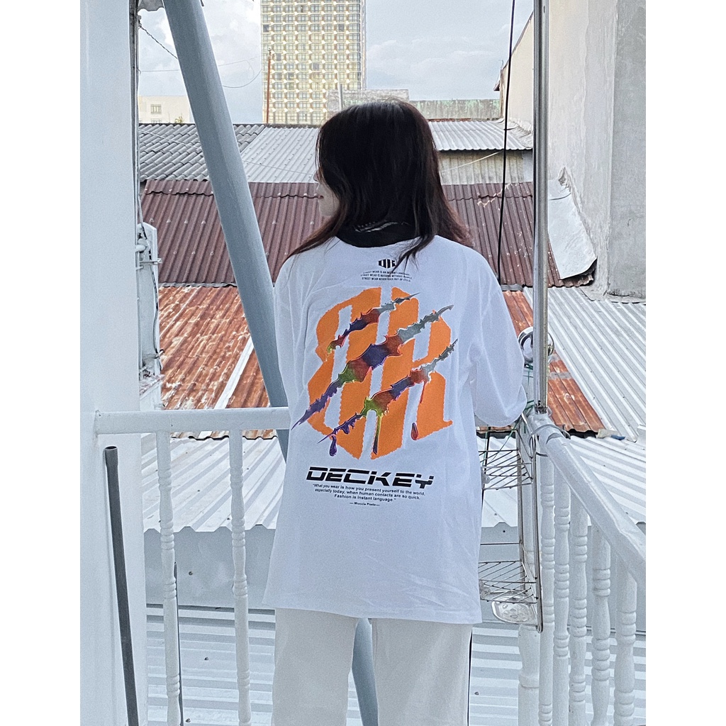 Áo Thun Cotton Unisex Nam Nữ Form Rộng Local Brand DECKEY SCRATCH