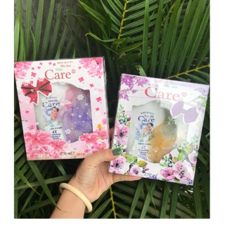 Sữa tắm dê white Care tặng bông tắm
