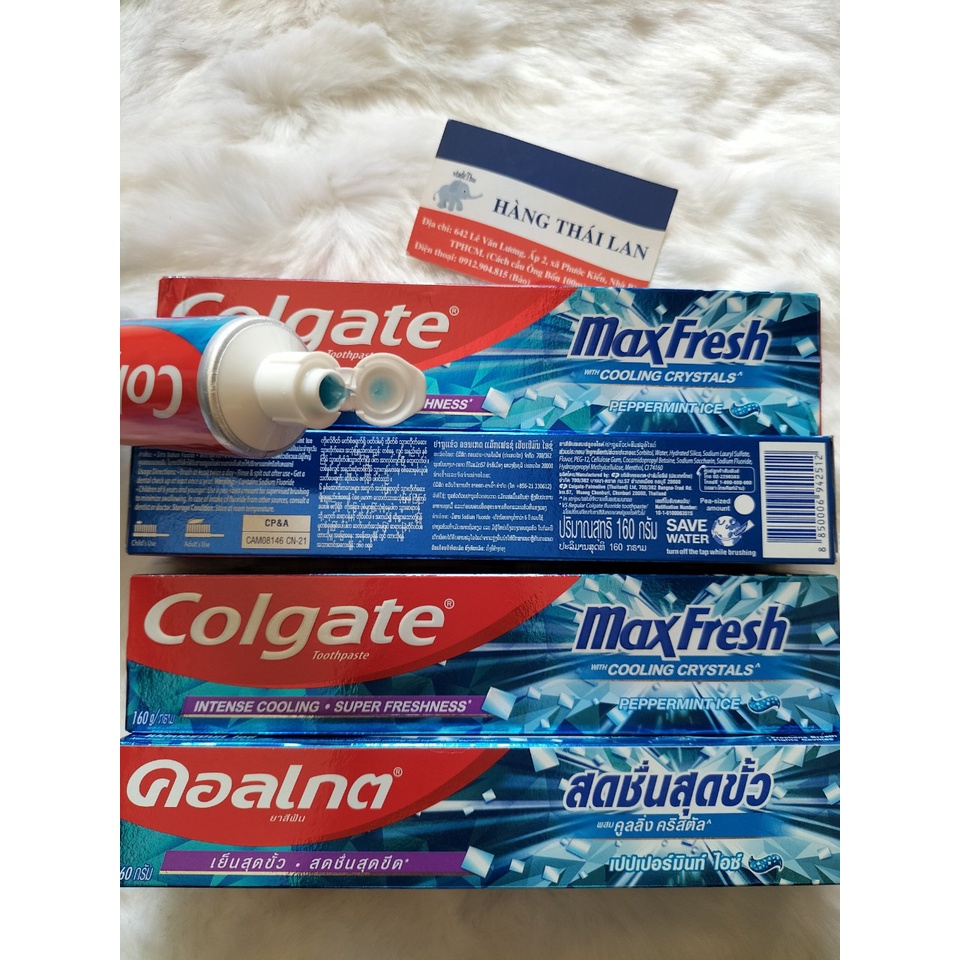 Kem đánh răng Colgate Thái Lan 155g Max Fresh