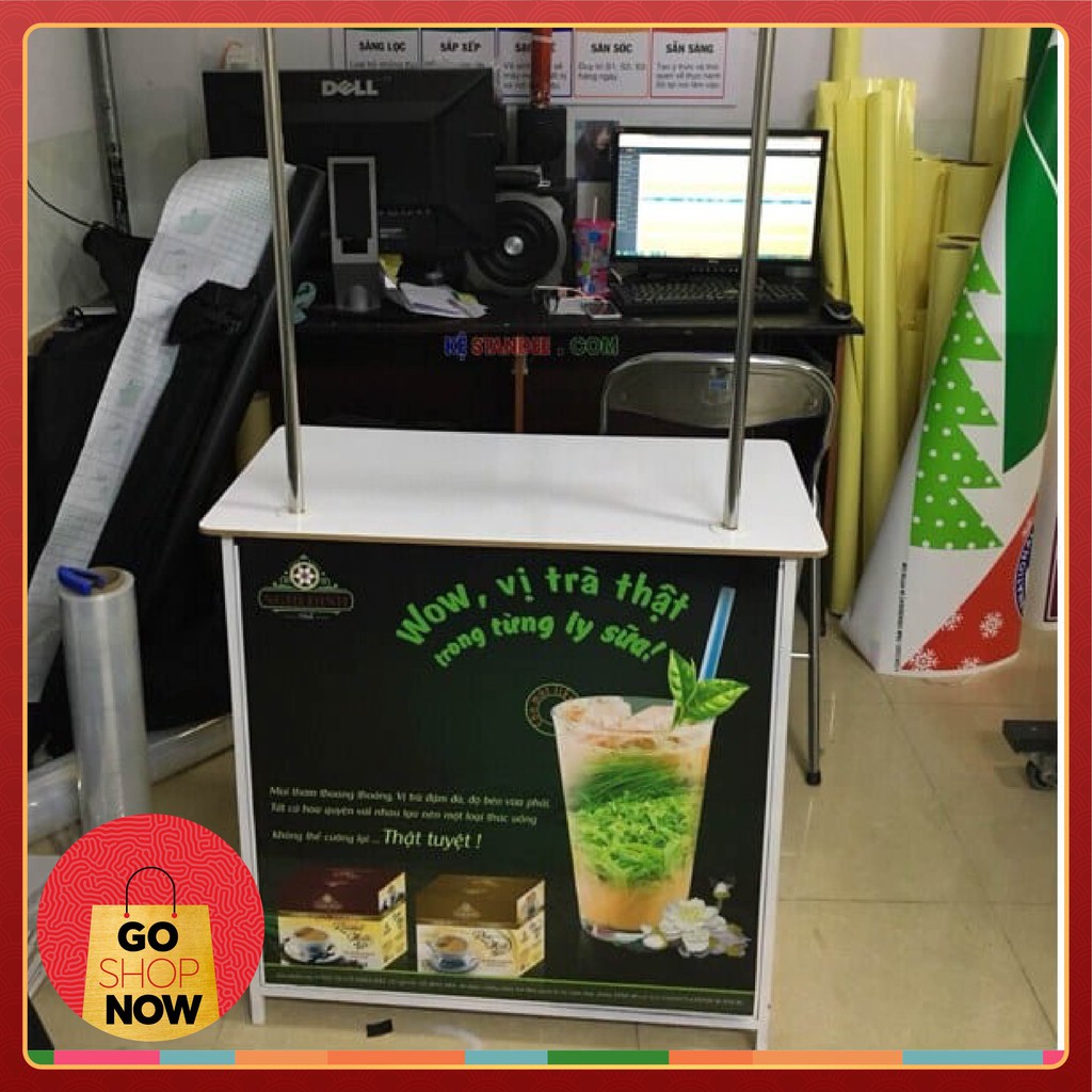 Booth sampling khung kim loại