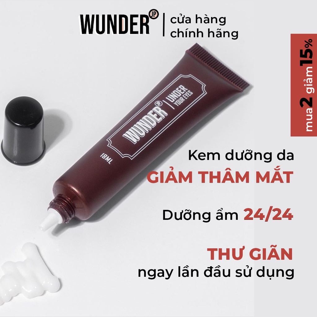 Kem dưỡng Hỗ trơ giảm Thâm mắt Wunder Under Eyes cream