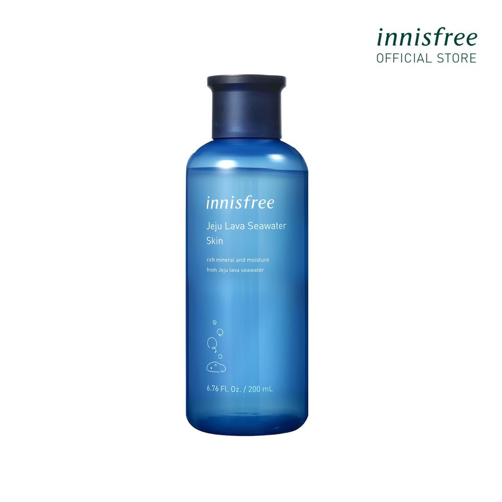 [Mã FMCGMALL -8% đơn 250K] Nước cân bằng chống lão hóa từ nước biển dung nham innisfree Jeju Lava Seawater Skin 200 mL