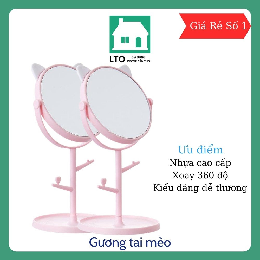 Gương tai mèo, trắng hồng về số lượng