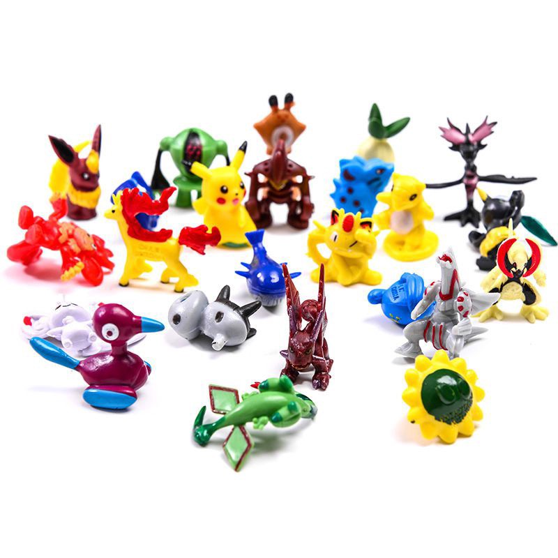 Quả bóng đồ chơi hình hoạt hình Pokemon 7cm kèm mô hình linh vật Pikachu