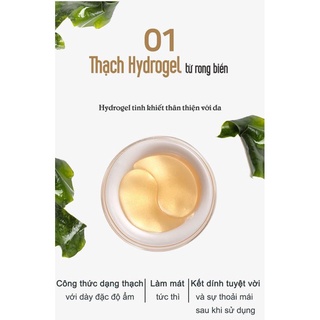 Mặt nạ mắt Petitfee Gold Hydrogel Eye Patch (60 miếng)