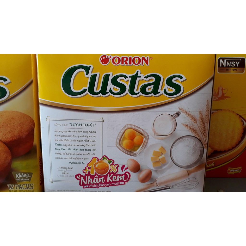 Bánh Custas kem trứng Orion