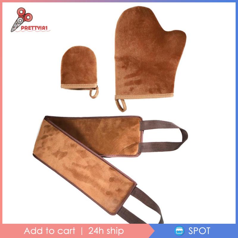 [Prettyia1] Găng Tay Thoa Tanning Back &amp; Body Fake Tan Mitt