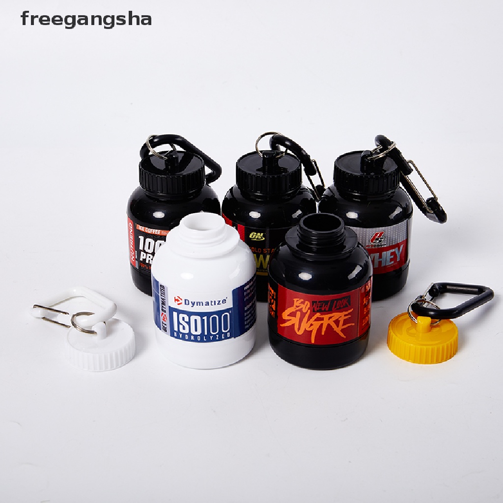 Bình Đựng Protein Mini 100ML Kèm Móc Khóa Tiện Dụng Mang Theo Du Lịch / Cắm Trại