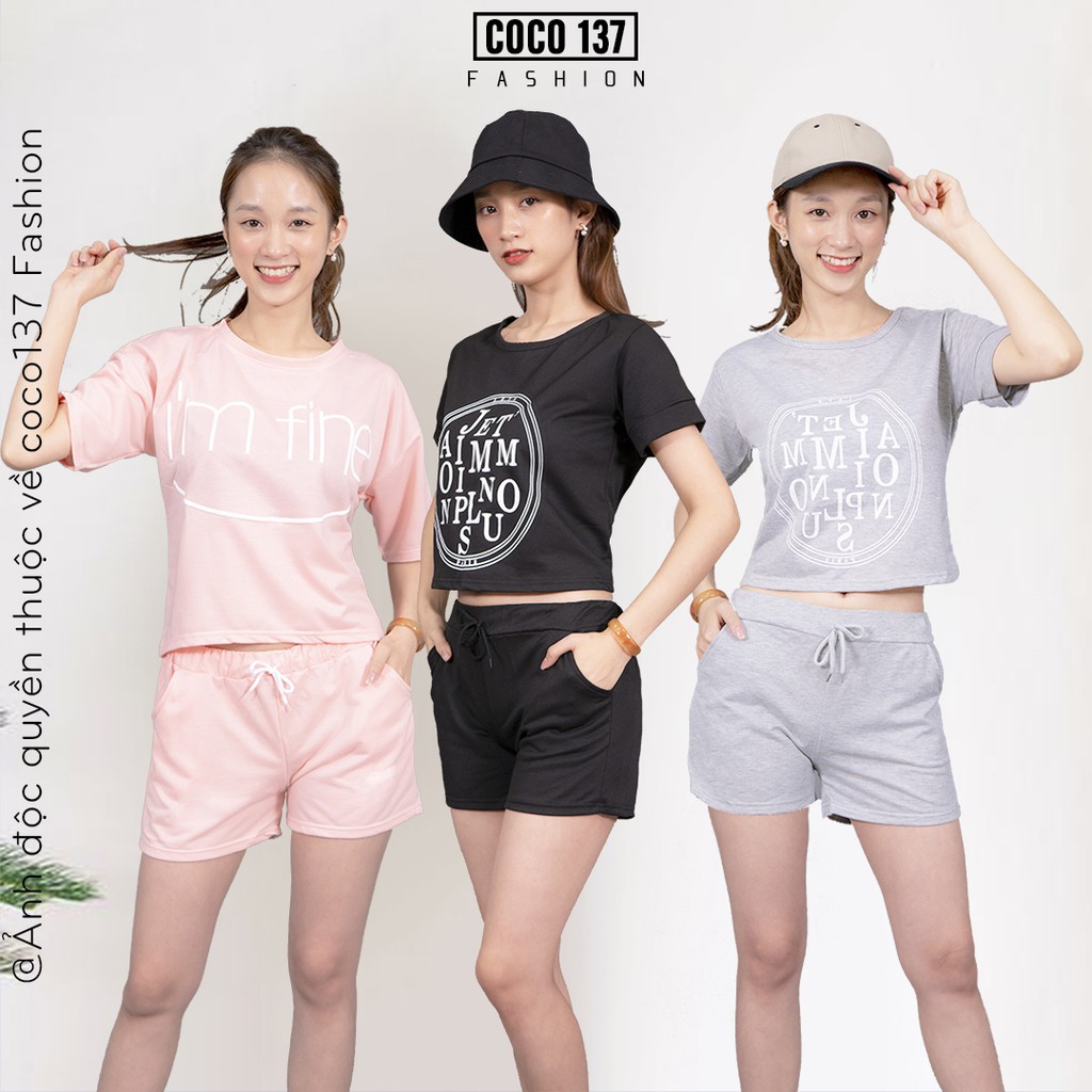 Đồ bộ nữ mặc nhà dễ thương pijama đẹp mùa hè set nữ sang chảnh COCO 137 – TTN05