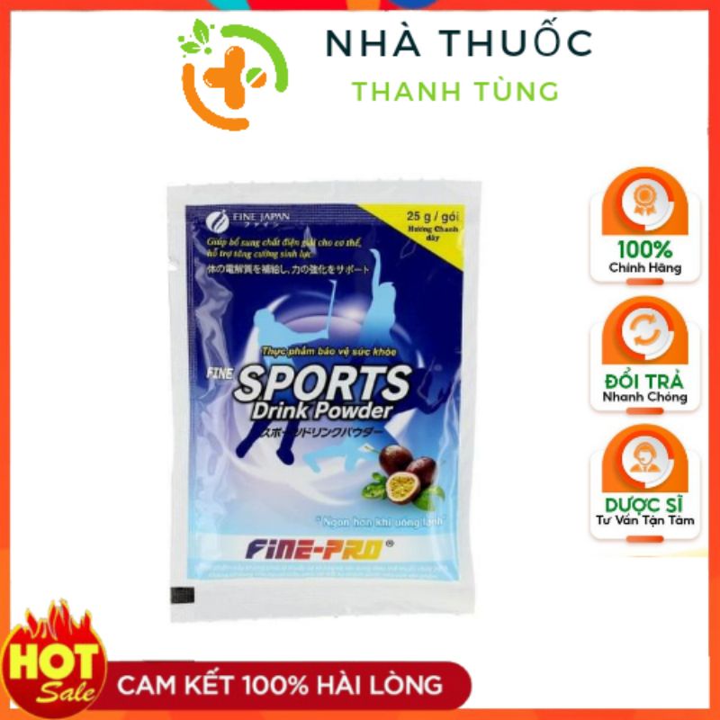Bfine sport Drink Powder Nước Uống Bù Điện Giải Nhật & prado sport drink power vị chanh leo