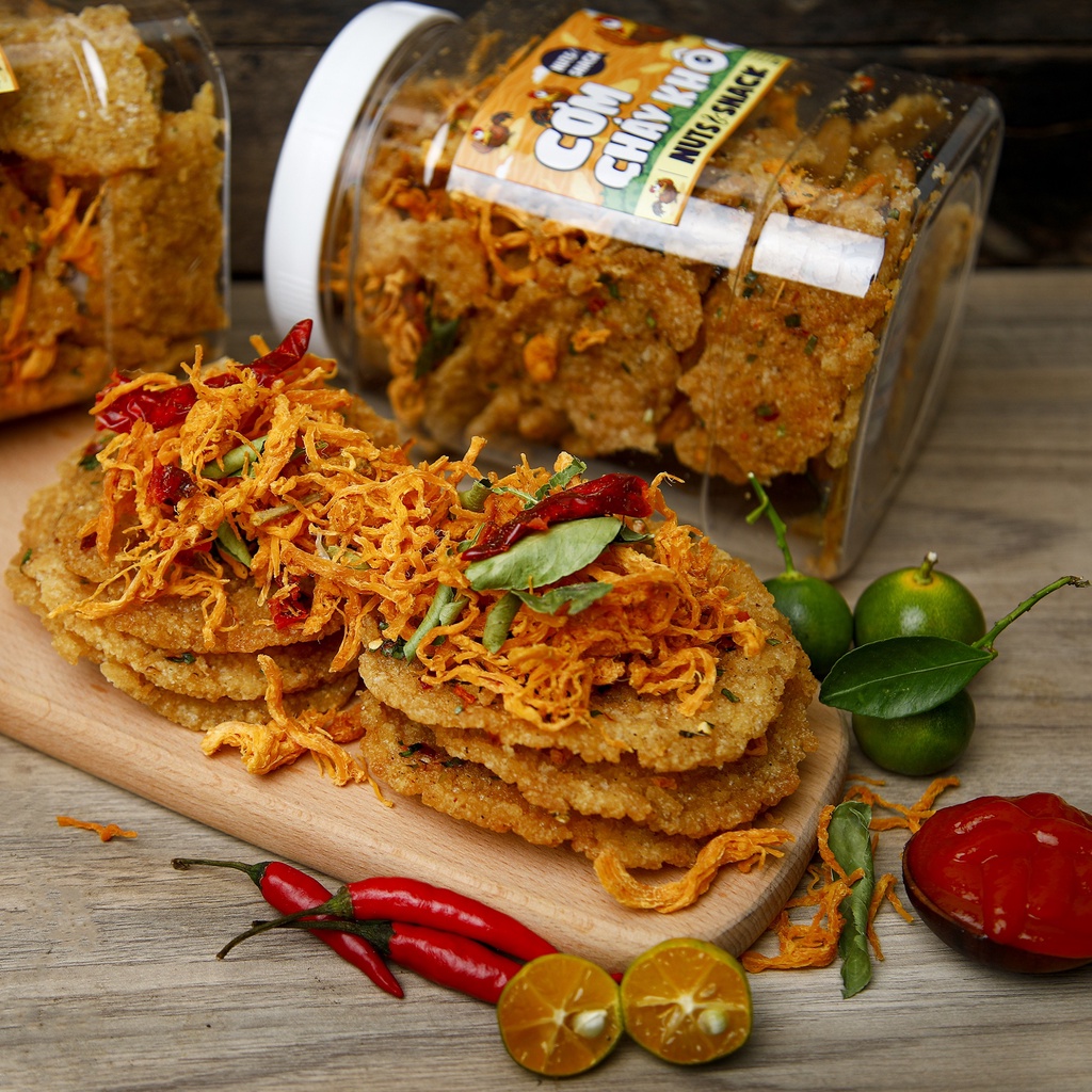 Cơm Cháy Lắc Khô Gà Hủ 300G/500G - GÀ BEO FOOD