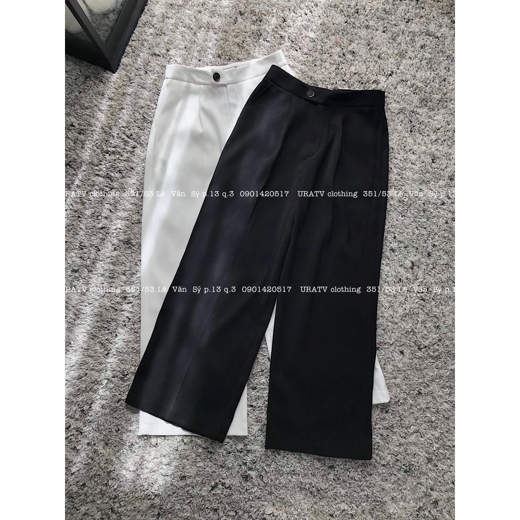 [CÓ SẴN-ẢNH THẬT] Quần tây suông gold ZR