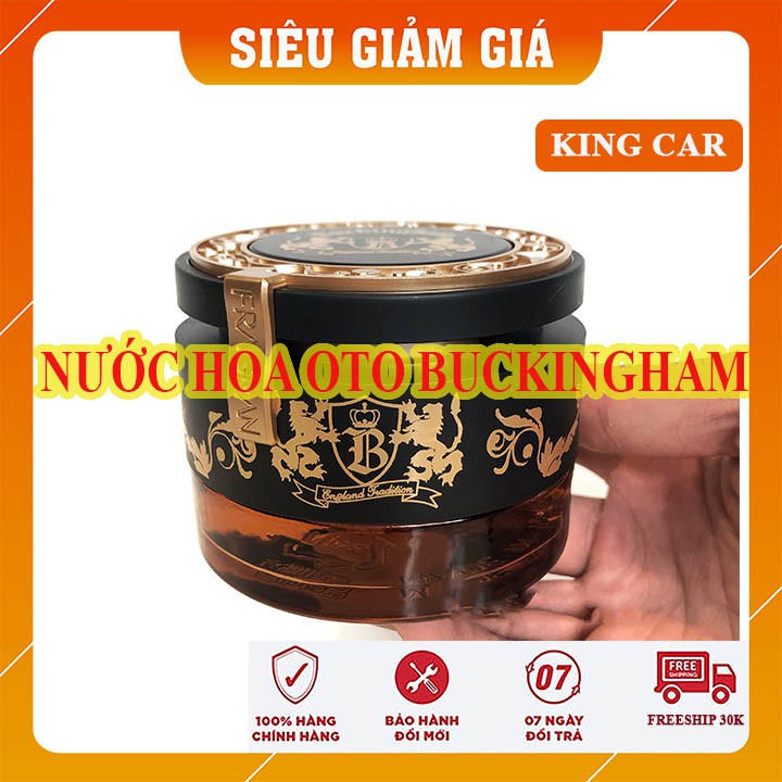 Nước hoa ô tô cao cấp Buckingham nhập khẩu từ Hàn Quốc - Shop KingCar