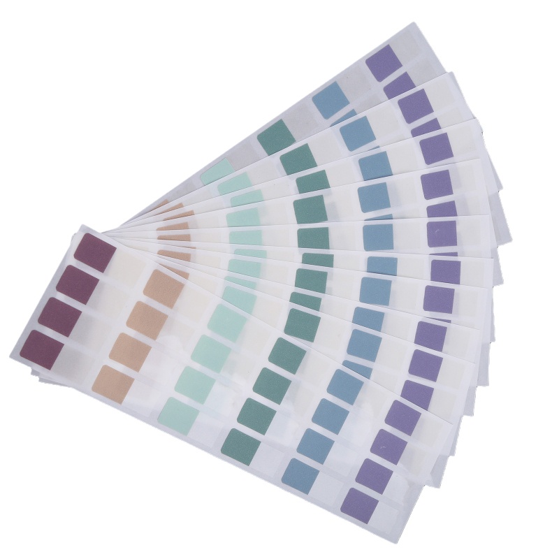 Bộ thẻ nhãn màu Morandi trong suốt dán sổ sách học sinh dễ phân loại