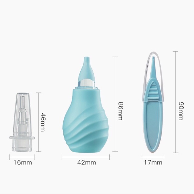 Set 3 Món Hút Mũi Hút Tai Cao Cấp Hàn Quốc AAG 288 Silicon PP An Toàn Cho Bé
