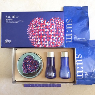 Phấn nước Sum xanh che phủ hoàn hảo cho da dầu nhờn - Cushion Sum37 tặng 2 lõi và cặp dưỡng