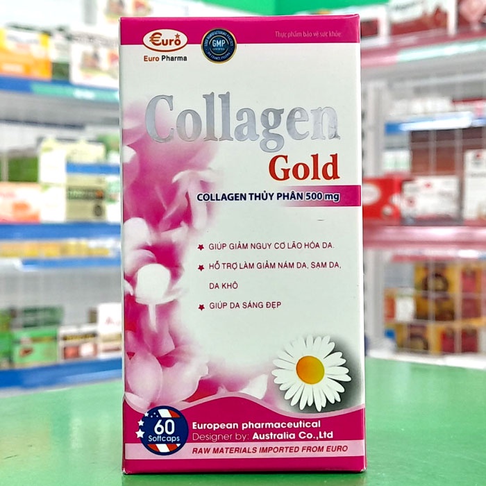 Collagen Gold- Hỗ trợ giúp dưỡng da, chống lão hóa, cải thiện nếp nhăn, Cải thiện tình trạng thiếu hụt nội tiết tố nữ