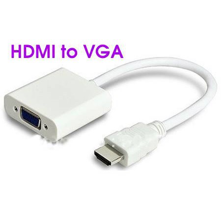 Cáp HDMI To VGA.CÁP CHUYỂN ĐỔI HDMI SANG VGA hàng mới.giá rẻ.
