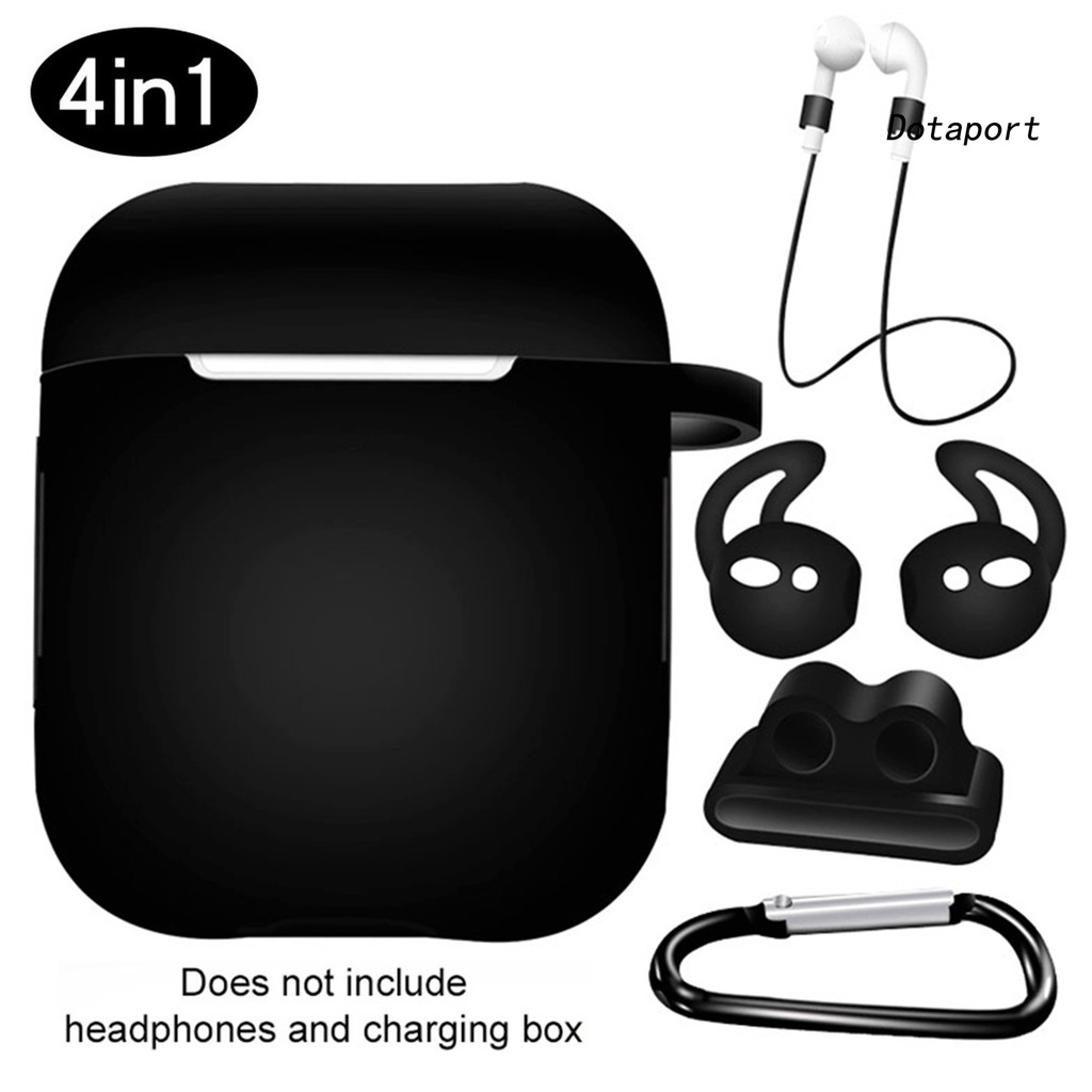 Vỏ Đựng Bảo Vệ Hộp Sạc Tai Nghe Airpods 1 / 2 Kèm Phụ Kiện