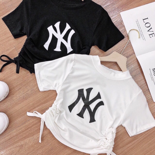 ✅Áo Croptop Rút dây 2 bên NY
