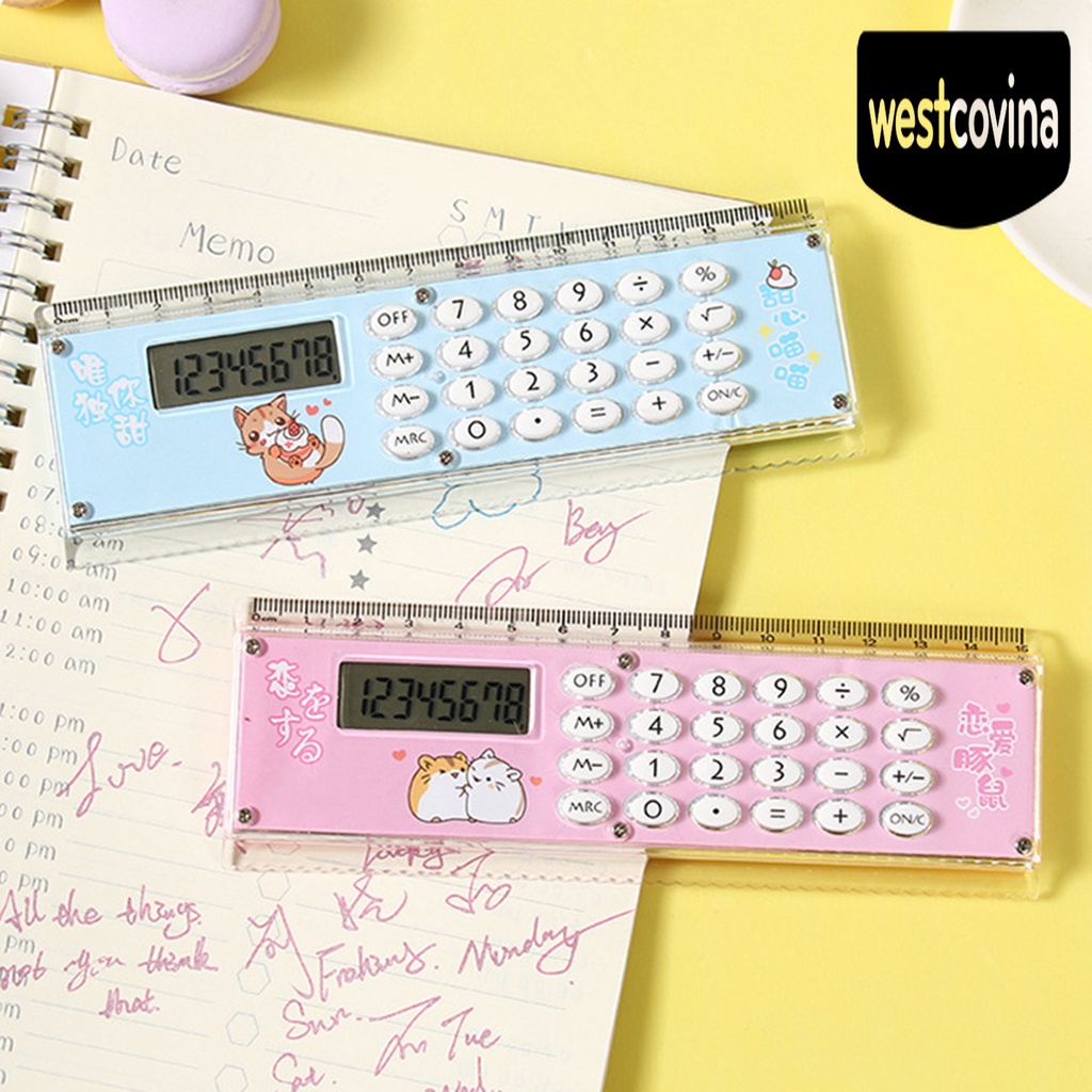 Phương Tây✎Máy Tính Cầm Tay Màn Hình Lớn 8 Chữ Số