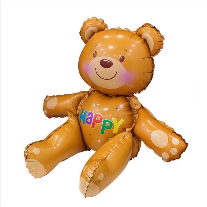 Bong Bóng Nhôm Hình Khủng Long , Phi Hành Gia , Gấu 3D , Cây Dừa , Vũ Trụ Bong Bóng Trang Trí Sinh Nhật Cho Bé Yêu