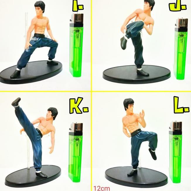 Mô Hình Nhân Vật Lý Tiểu Long Kung Fu Master Bruce Lee 12cm 9 Cái