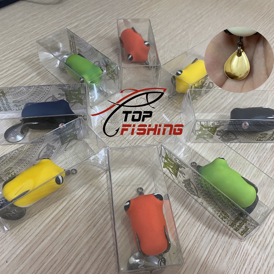 Nhái Hơi F40 Mắt Lồi TNT Lures ( Tặng Thìa Vàng Độ ) Dài 4cm - Nặng 8gam - Action Nổi - TopFishing