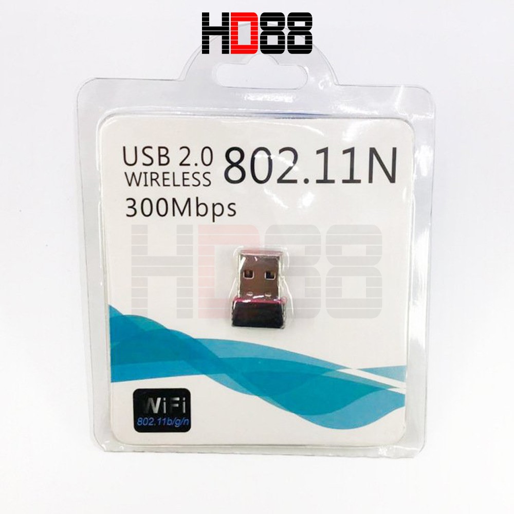 USB Wifi 802.11N không dây Thu sóng wifi cho máy tính , laptop HD88 - A07