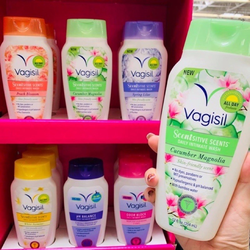 Dung dịch vs phụ nữ Vagisil Mỹ
