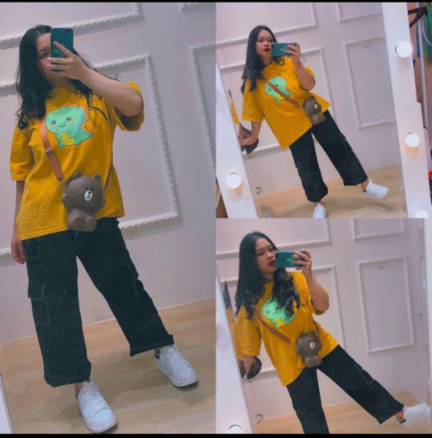 Quần Ống Rộng Giả Bò Túi Hộp Unisex TTPM137