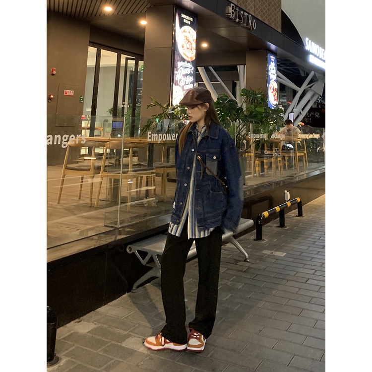 Quần dài thể thao ống rộng lưng thun co giãn màu đen phong cách Hàn Quốc sành điệu cho nữ