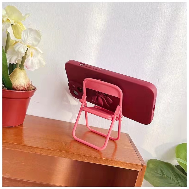 Giá Đỡ Điện Thoại/Máy Tính Bảng Mini Màu Macaron Dễ Thương Tiết Kiệm Không Gian