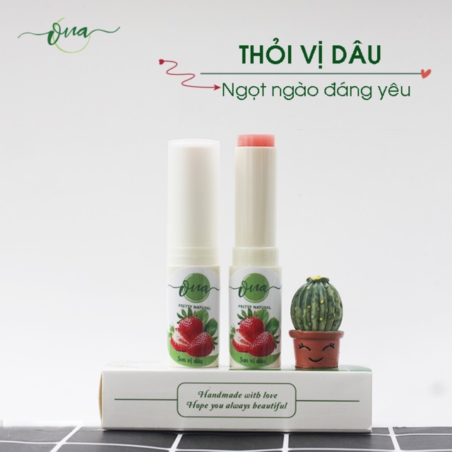 Son dưỡng môi thiên nhiên ONa hương dâu ngọt ngào đáng yêu | BigBuy360 - bigbuy360.vn