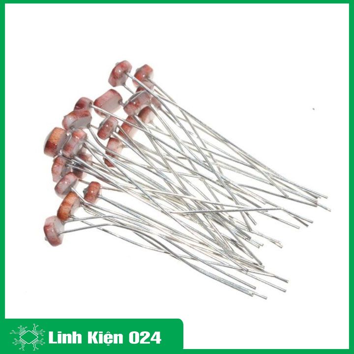 Cảm biến ánh sáng quang trở CDS 5mm/10mm (1 chiếc)