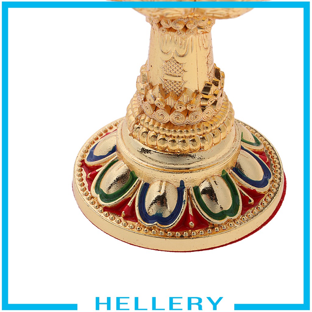 Giá Đỡ Đèn Cầy Hình Hoa Sen / Phật Cầu Nguyện Độc Đáo Trang Trí Nhà Cửa