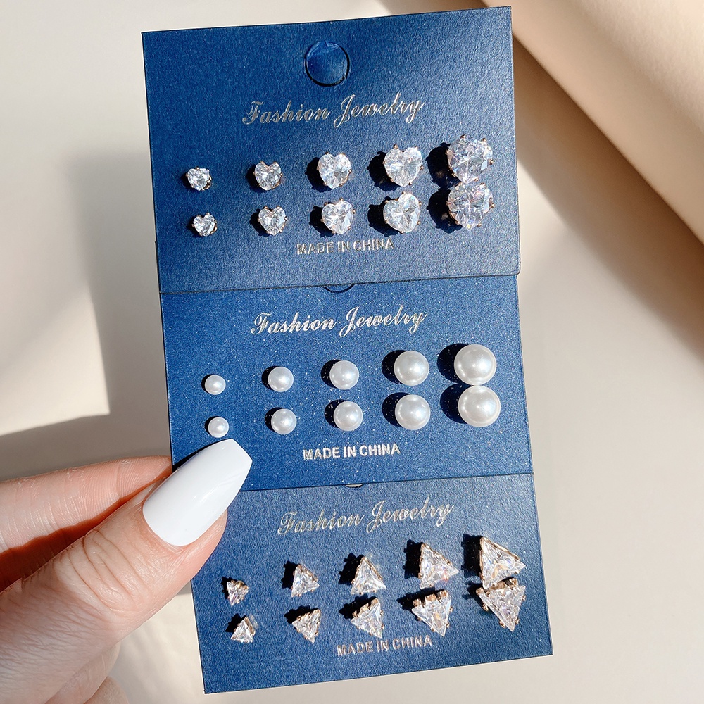 Set 15 Đôi Khuyên Tai Thời Trang Cho Nữ