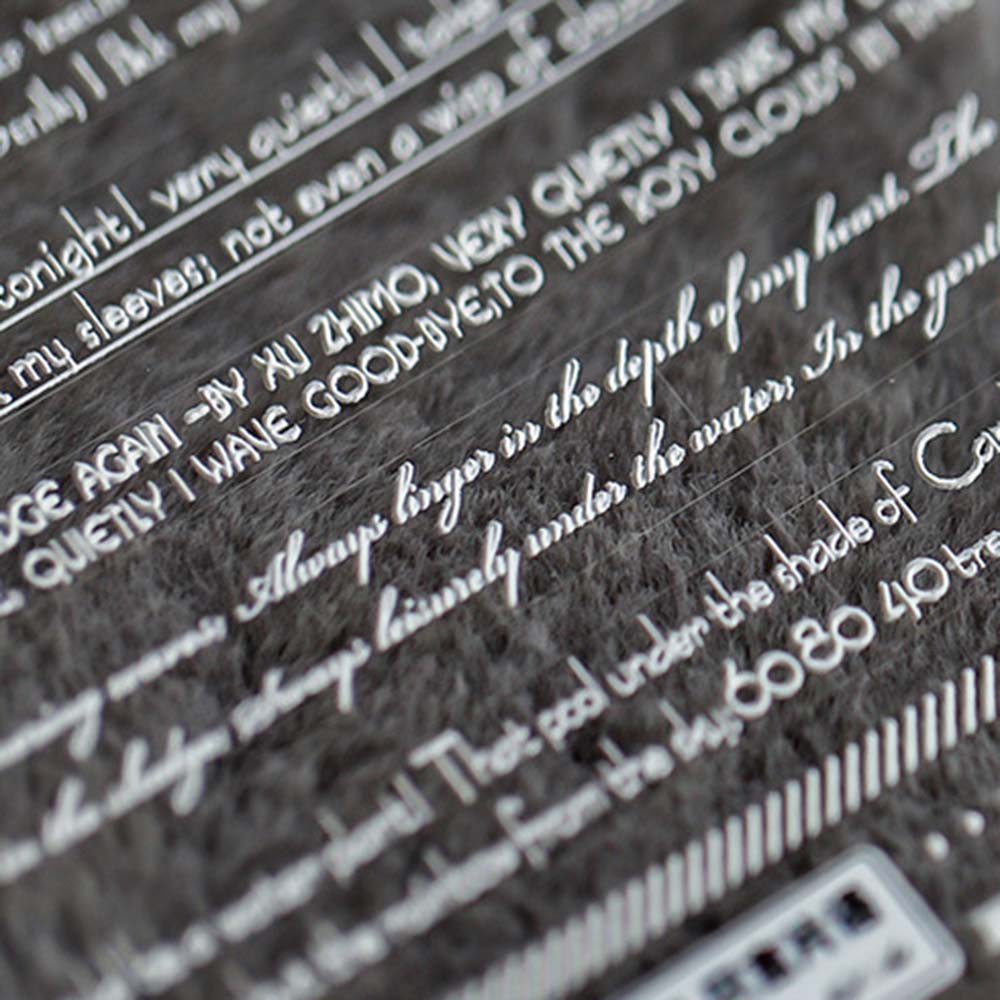 [Hàng mới về] Tờ Miếng Dán Trang Trí Móng Tay Trong Suốt 5D Phong Cách Nhật Bản