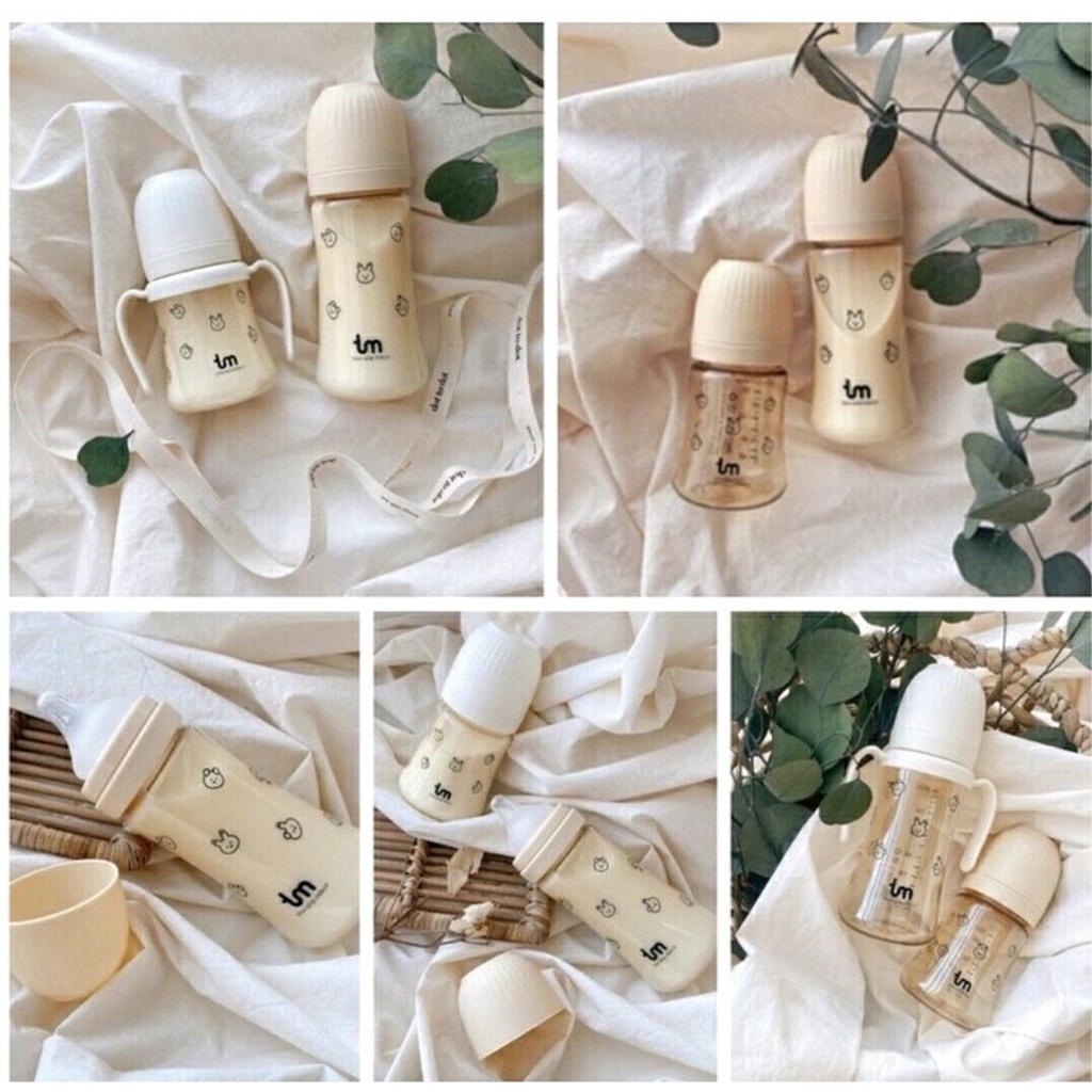 Bình Thỏ/ Sóc Tovi and Molly 180ml/280ml Hàn Quốc chính hãng